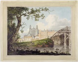 Eton College vanaf Datchet Road, c.1790